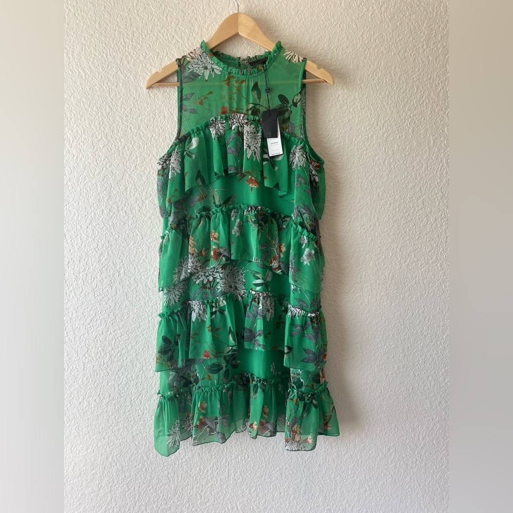 Ruffled Tiered Sleeveless Dress